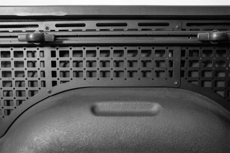 Ram TRX Bed Side Molle Panels - Driver Full Set - Addictive Desert Designs - Molle Pattern - Hammer Black - `21-`23